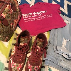 Black woman definition tee